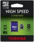 MicroSD Toshiba 8GB C/4 C/Adaptador